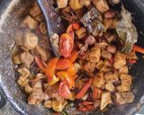 Foto langkah ke 7 dari resep Tumis Tahu Putih Goreng Cumi Asin.