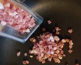 Baconos-sajtos omlett recept fázis 2 fotója