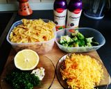 Garnélás Farfalle recept fázis 1 fotója
