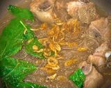 Hình bước làm 5 của món Miến Sườn Rau Húng Quế