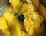 A picture of step 1 of Alphonso mango Mastani.