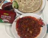Roti and tomato salad recipe step 3 photo