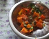 A picture of step 2 of Papaya lemon salad 🥗.