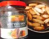 Hình bước làm 2 của món Nấm Đùi Gà Mini Sốt Tiêu Đen