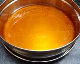 A picture of step 3 of Caramel Egg pudding.