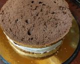 Fehércsokis -feketeribizlis torta recept fázis 11 fotója