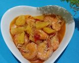 Foto langkah ke 5 dari resep Udang nanas kuah asam manis.