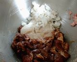 A picture of step 3 of Traditional Taiwanese Chicken Rolls (Ji Juan).