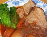 A picture of step 10 of Pork Shoulder Roast with Red Wine & Red Miso.
