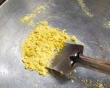 A picture of step 1 of Besan Mirch.