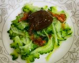茉莉花梅涼拌山苦瓜的食譜步驟2照片