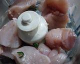 A picture of step 1 of Chicken wontons.