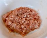 Hình bước làm 1 của món Cháo thịt bằm rau bina