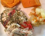 Foto del paso 6 de la receta: Salmón rosado con verduras fácil