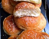 Foto langkah ke 5 dari resep Burger Buns (tanpa telur) “empuuk”.