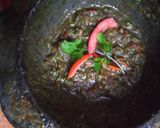 A picture of step 3 of Tangy Anardana Chutney ln kundi Sota.