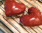 A picture of step 9 of Apricot Filled Lebkuchun Hearts.
