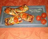 Foto del paso 4 de la receta: Coca de anchoas, aceitunas y tomatitos cherry