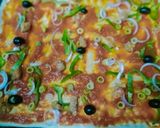 صورة لخطوة 4 من وصفة بيتزا 🍕 كاري بالعجينة السحرية ✨