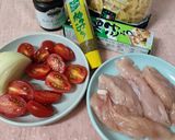 A picture of step 1 of Yuzu Pepper Chicken Pasta.
