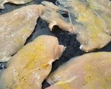 A picture of step 1 of Chicken Breast Rolls with Cheese and Bacon.