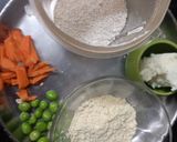 A picture of step 1 of Oats, Besan Chilla.