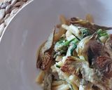 Foto del passaggio 6 della ricetta Casarecce con carciofi, finocchietto e uova 🌷