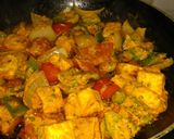 A picture of step 4 of Paneer Tikka kathi Roll.