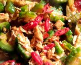 Foto langkah ke 5 dari resep Oseng Pare Tempe Rebon (Tidak Pahit).