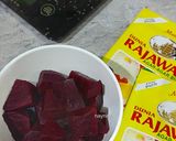 Foto langkah ke 2 dari resep Puding Buah Bit (Tips mengurangi bau langu pada buah bit).