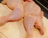 Spatchcock poussin glazed with orange and honey and festive slaw recipe step 1 photo