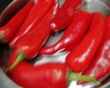 A picture of step 1 of Stuffed Red Chilli Pickle.