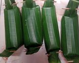 Foto langkah ke 3 dari resep Lemper Bunga Telang.