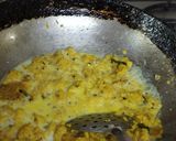 A picture of step 4 of Sweetcorn/bhutte kees.