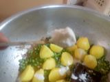 Peas and potato rice
