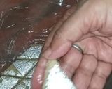 A picture of step 13 of Kaju Katli.
