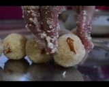 रवा खोबऱ्याचे गुळाच्या पाकातले लाडू (rava ladu recipe in marathi) रेसिपी स्टेप 5 फोटो 