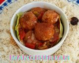 A picture of step 8 of Leftover Bread Manchurian.