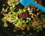 A picture of step 4 of Ham hock & broc spaghetti.