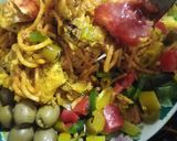 عکس مرحله 1 از دستور ماکارونی با مرغ