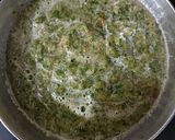 A picture of step 4 of Dhaniya chutney.