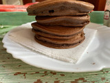 Tortitas de avena de chocolate