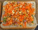 A picture of step 2 of Cheesy Veggy Sandwich.