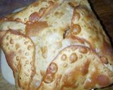A picture of step 5 of Madakku pathiri(folded roti).