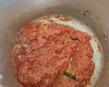 A picture of step 4 of Rajma chawal - traditional method.