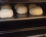A picture of step 6 of Eggless bread rolls.