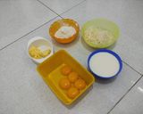 Foto langkah ke 1 dari resep Japanese Cheddar Cheese Cake (Oven Tangkring).