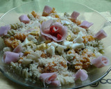 Foto del paso 2 de la receta: Ensalada de pasta con jamón