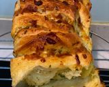 Hình bước làm 5 của món Bánh mì bơ tỏi phô mai mozzarella