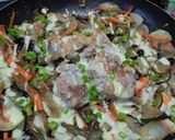 Foto del paso 8 de la receta: Salteado🍄de vegetales🧅🥕🍗y pollo🍱🥙🌯